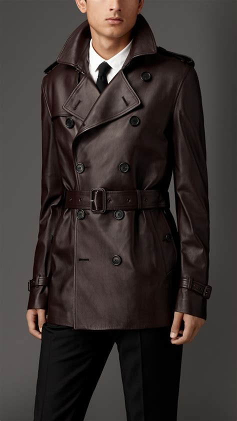 porter le trench burberry|burberry leather trench coat.